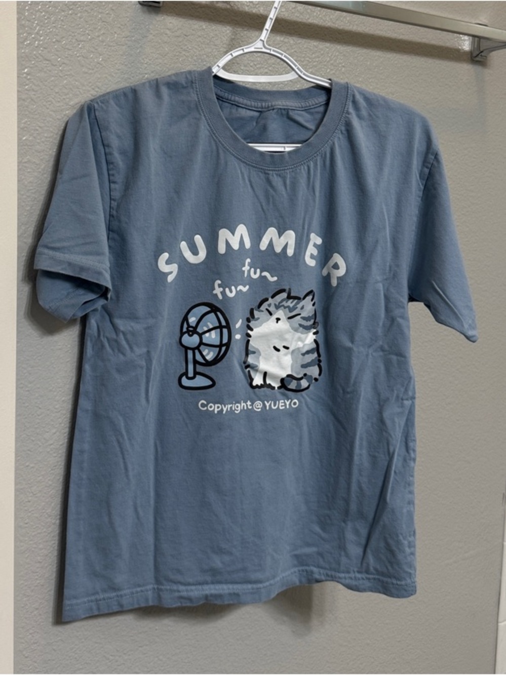 'Summer Fun' Graphic Tee - Blue
